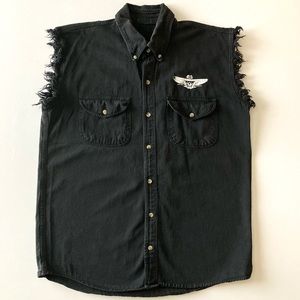 3/$15 - Bone Daddy’s Red Lodge MT Biker Vest